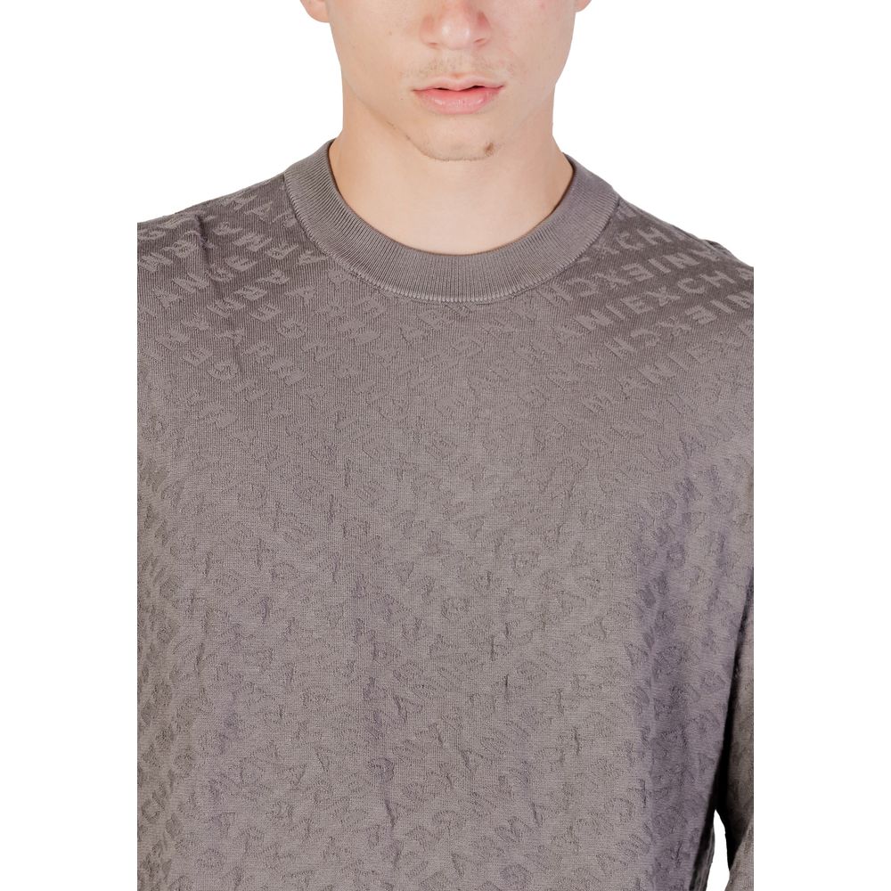 Armani Exchange Gray Polyamide Sweatshirt | Regal Royce