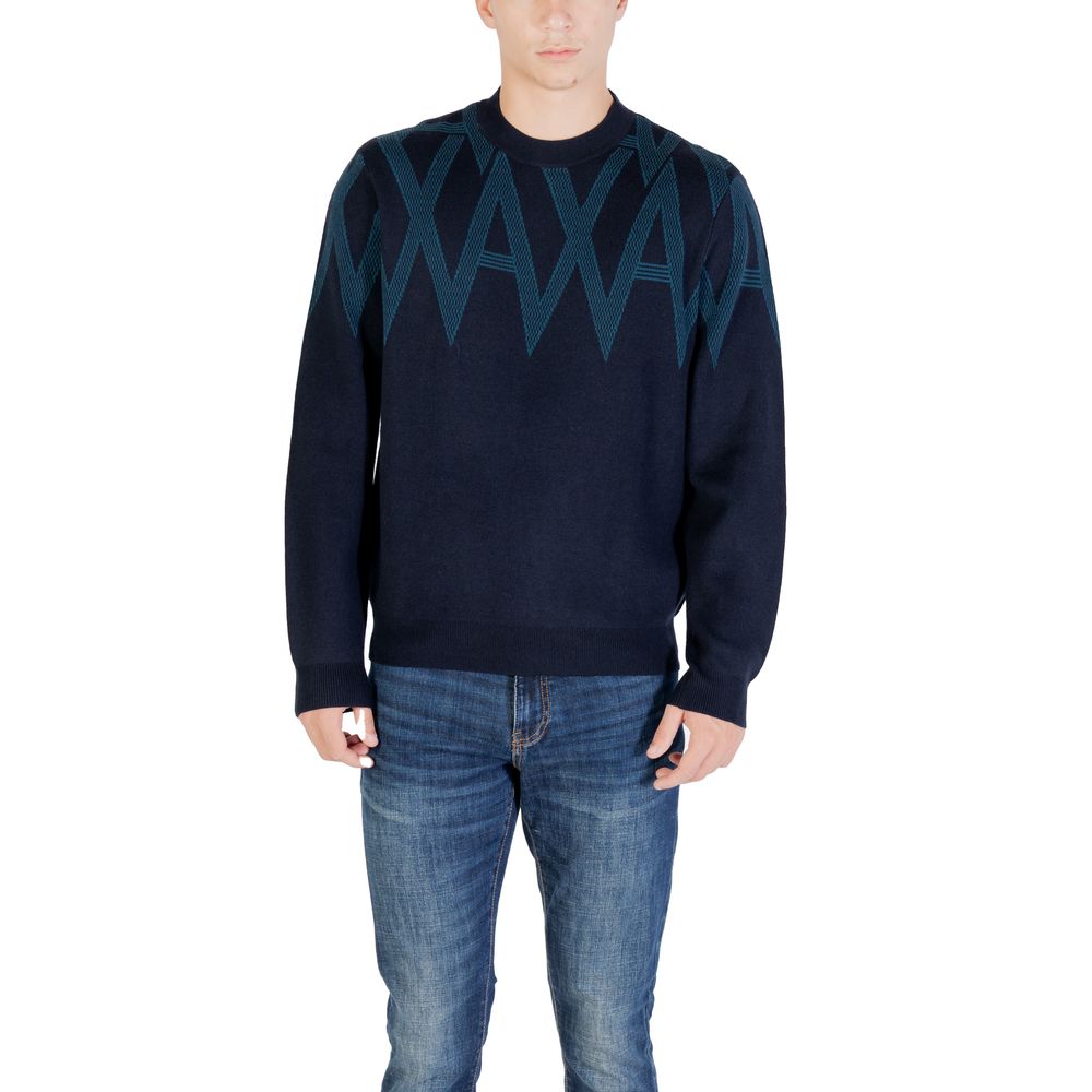Armani Exchange Black Marabou Sweatshirt | Regal Royce