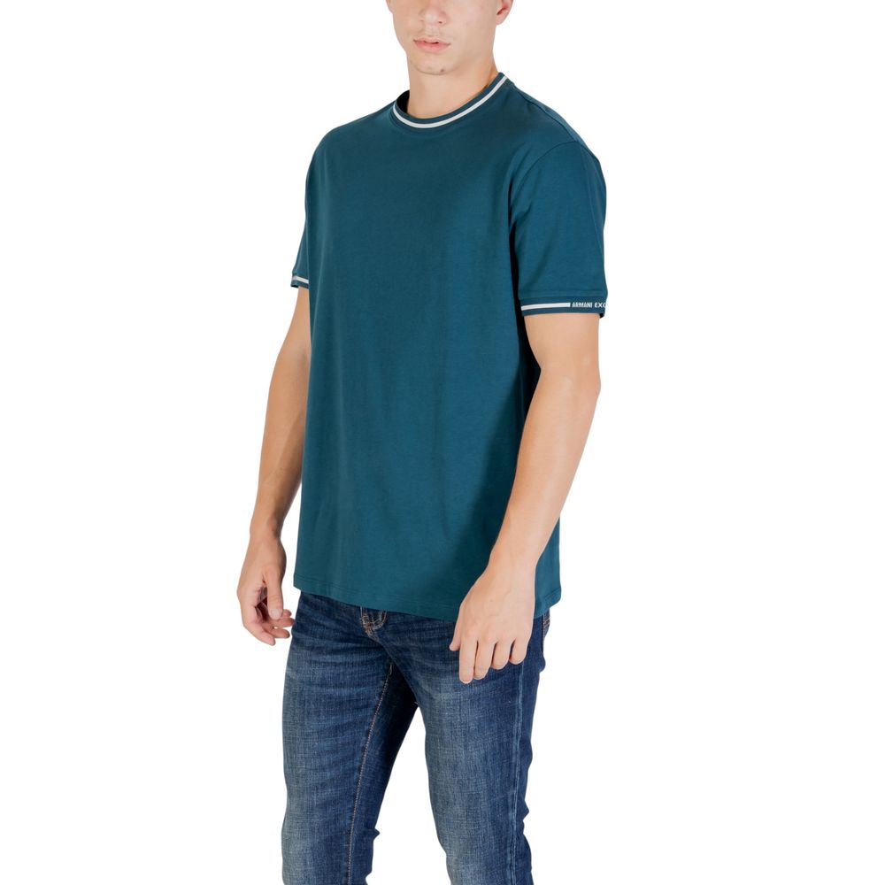 Armani Exchange Black Cotton T-Shirt | Regal Royce