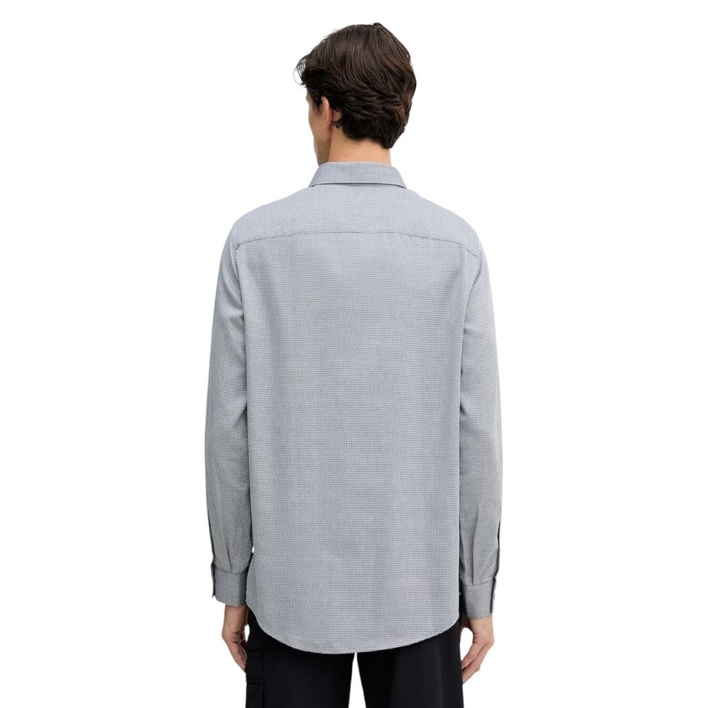 Armani Exchange Black And White Cotton Dress Shirt | Regal Royce