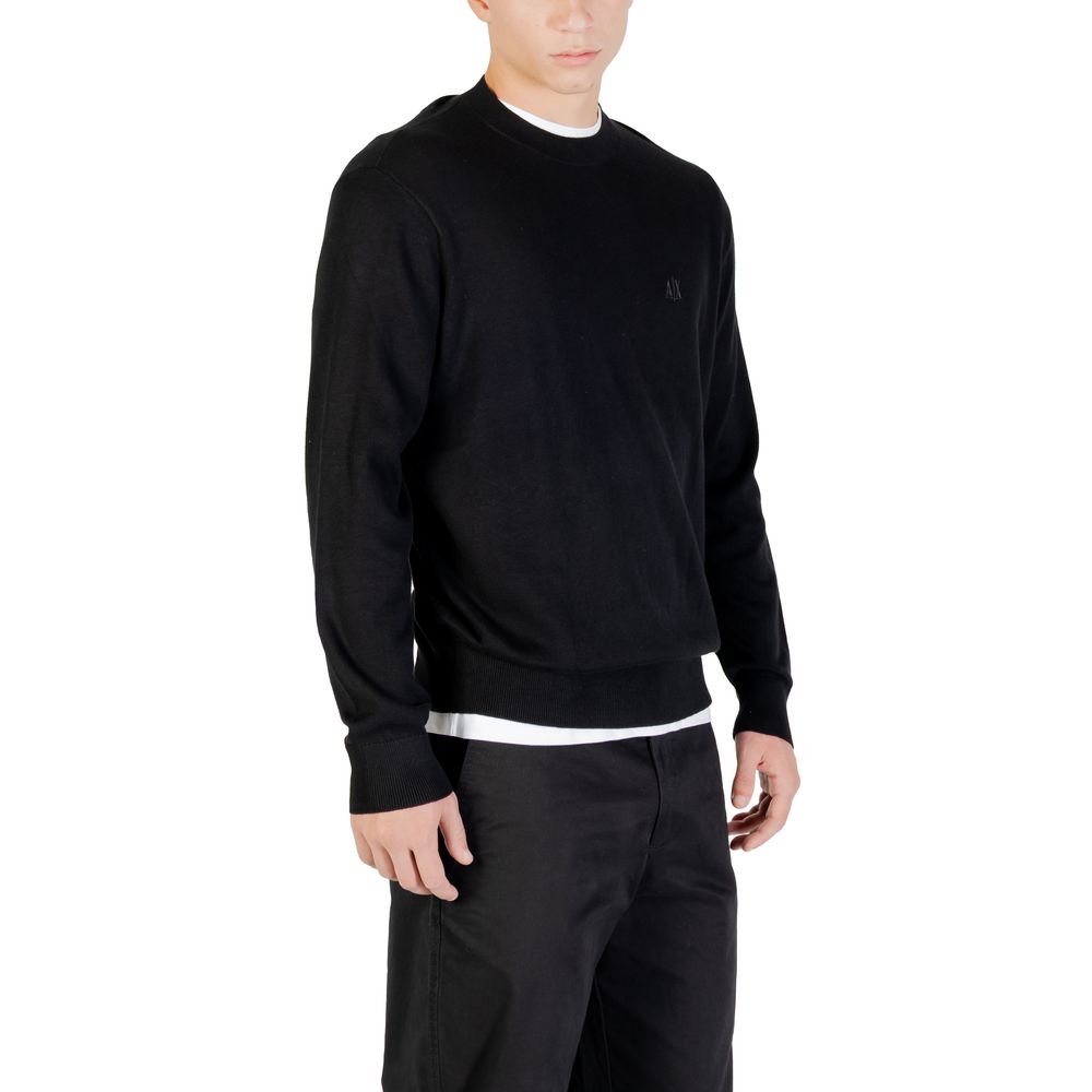 Armani Exchange Black Viscose Sweatshirt | Regal Royce