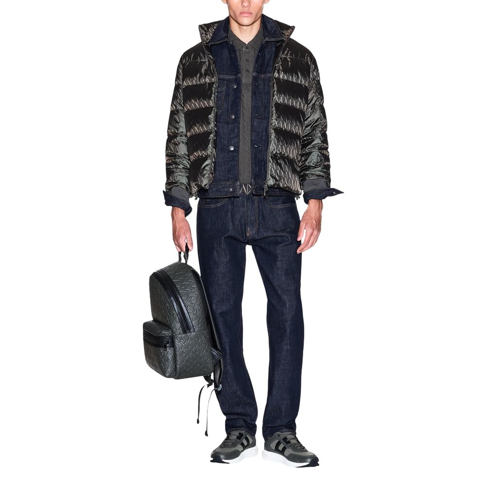 Armani Exchange Green Polyamide Coat | Regal Royce