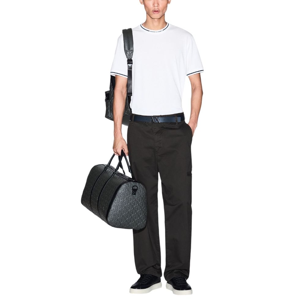 Armani Exchange White Cotton T-Shirt | Regal Royce