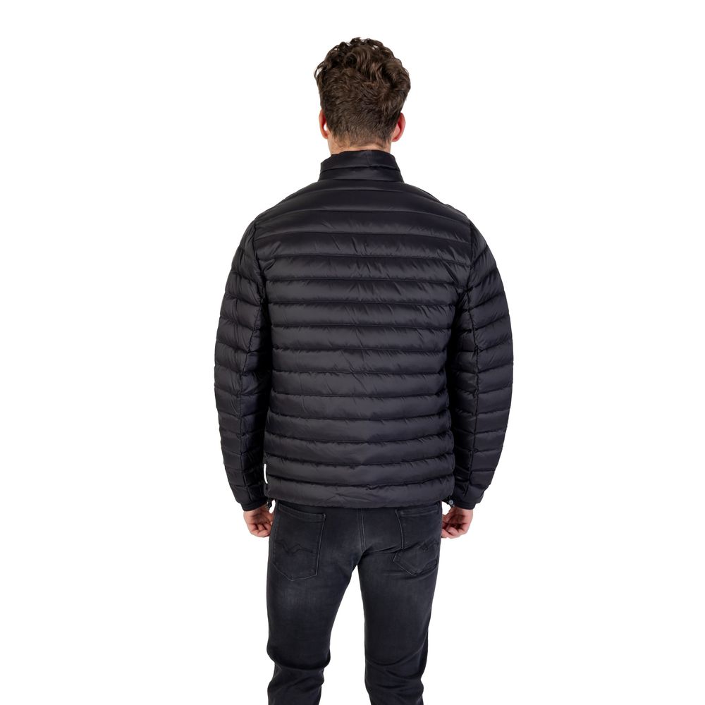 Armani Exchange Black Polyamide Coat | Regal Royce