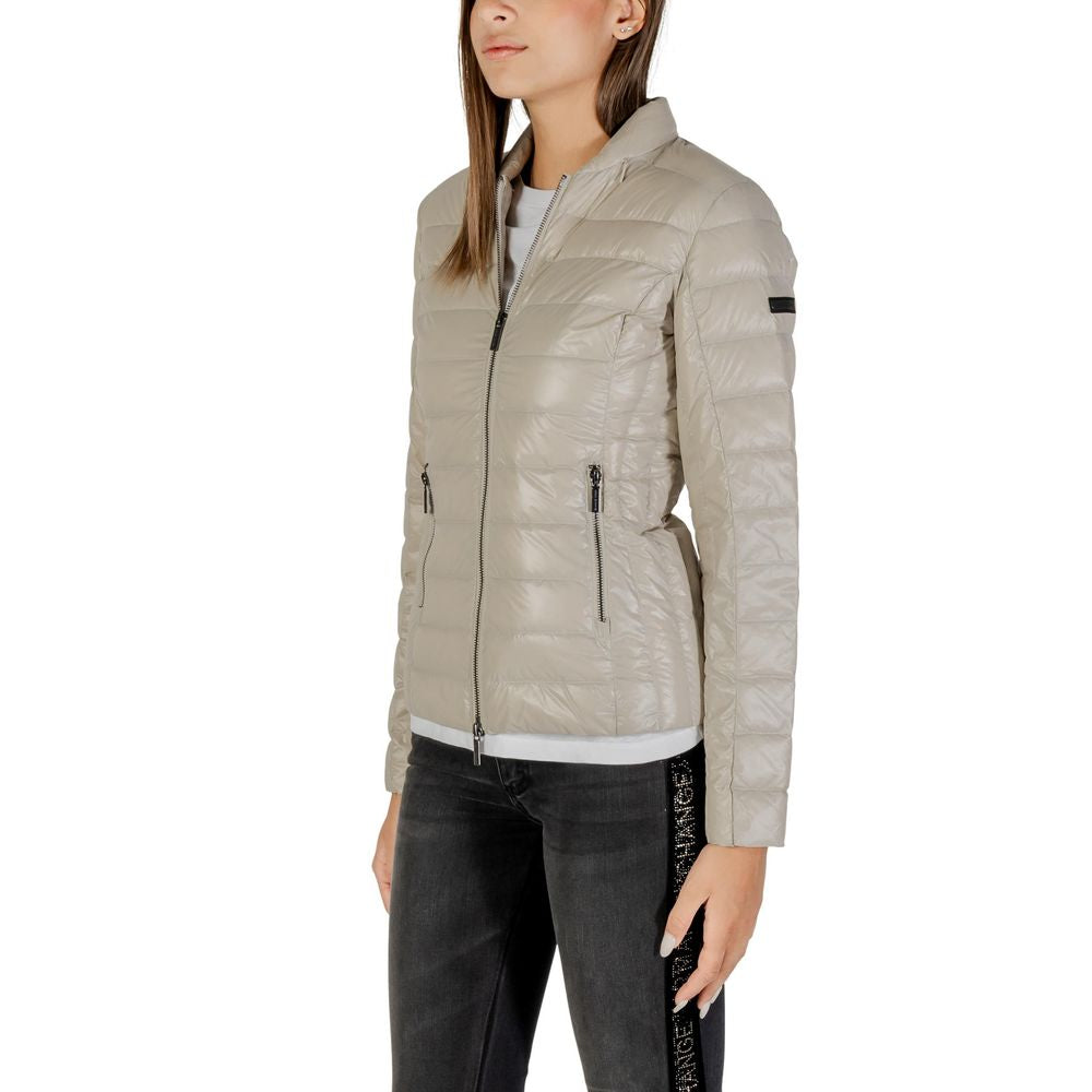 Armani Exchange Beige Polyamide Coat | Regal Royce