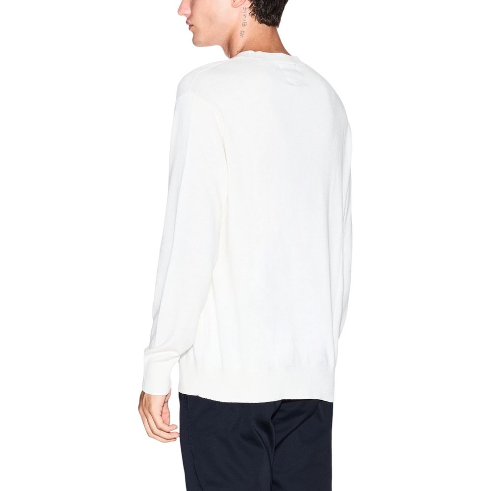 Armani Exchange Cream Viscose Sweatshirt | Regal Royce