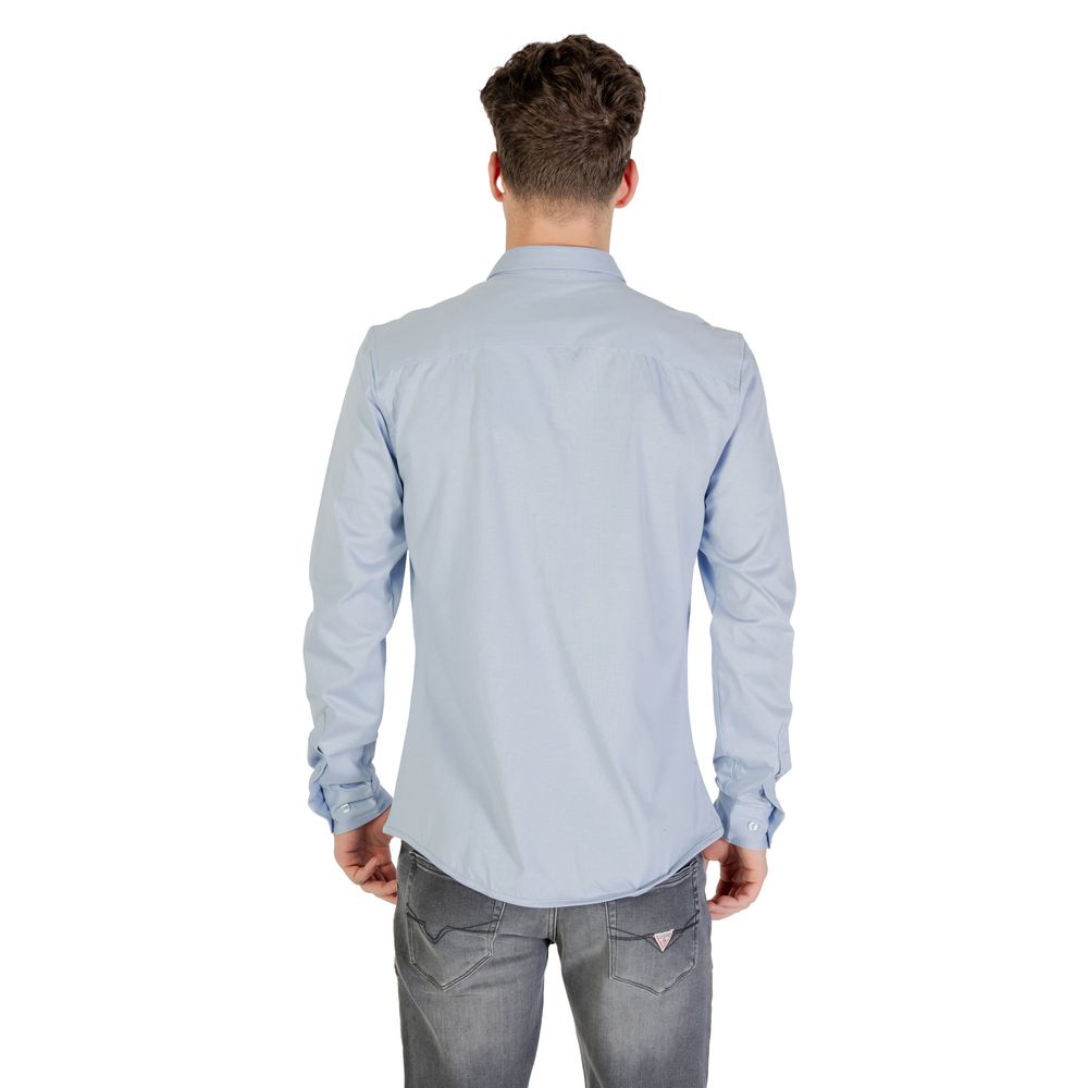 Only & Sons Blue Cotton Dress Shirt | Regal Royce