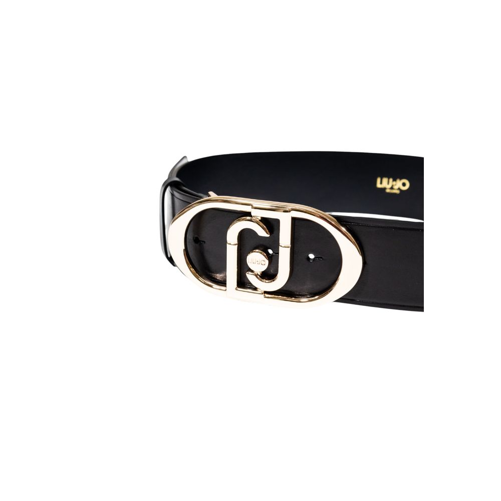Liu Jo Black Leather Regular Belt | Regal Royce