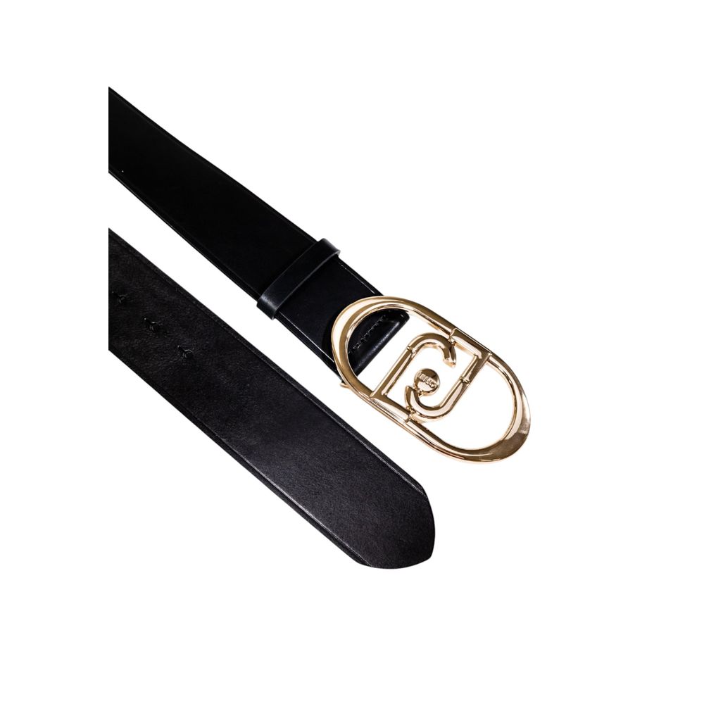 Liu Jo Black Leather Regular Belt | Regal Royce