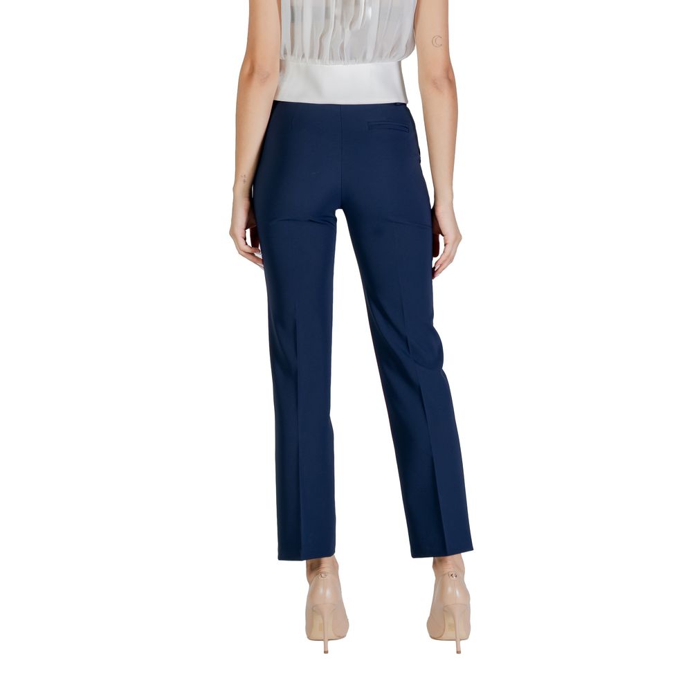 Rinascimento Blue Polyester Dress Pants | Regal Royce