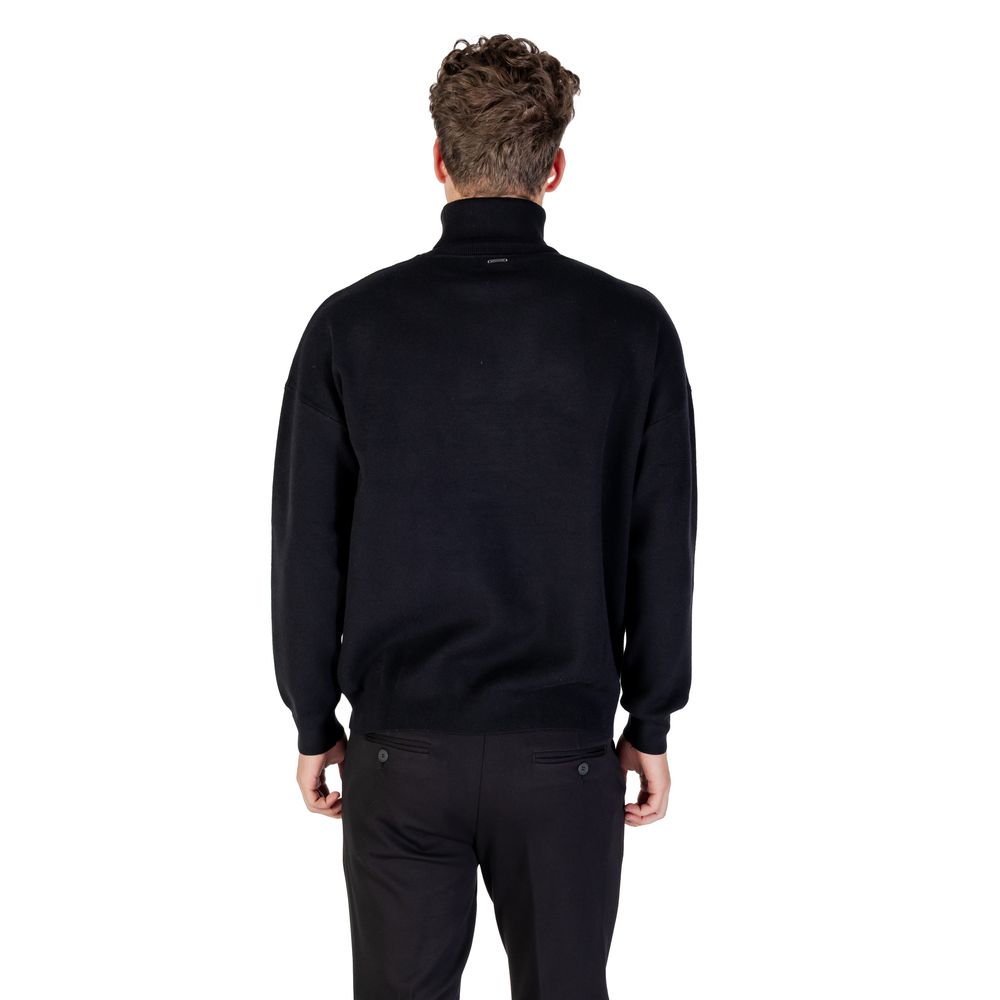 Antony Morato Black Viscose Sweatshirt | Regal Royce
