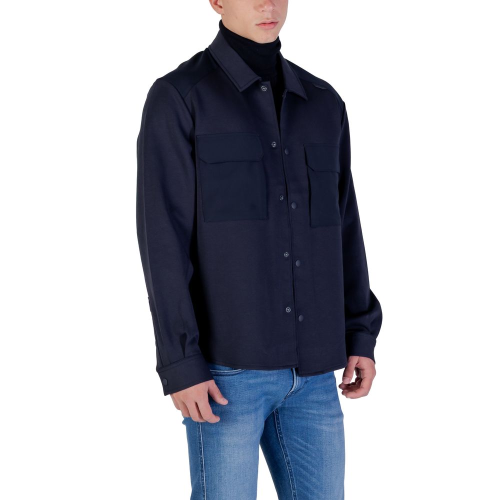 Antony Morato Blue Cotton Shirt | Regal Royce