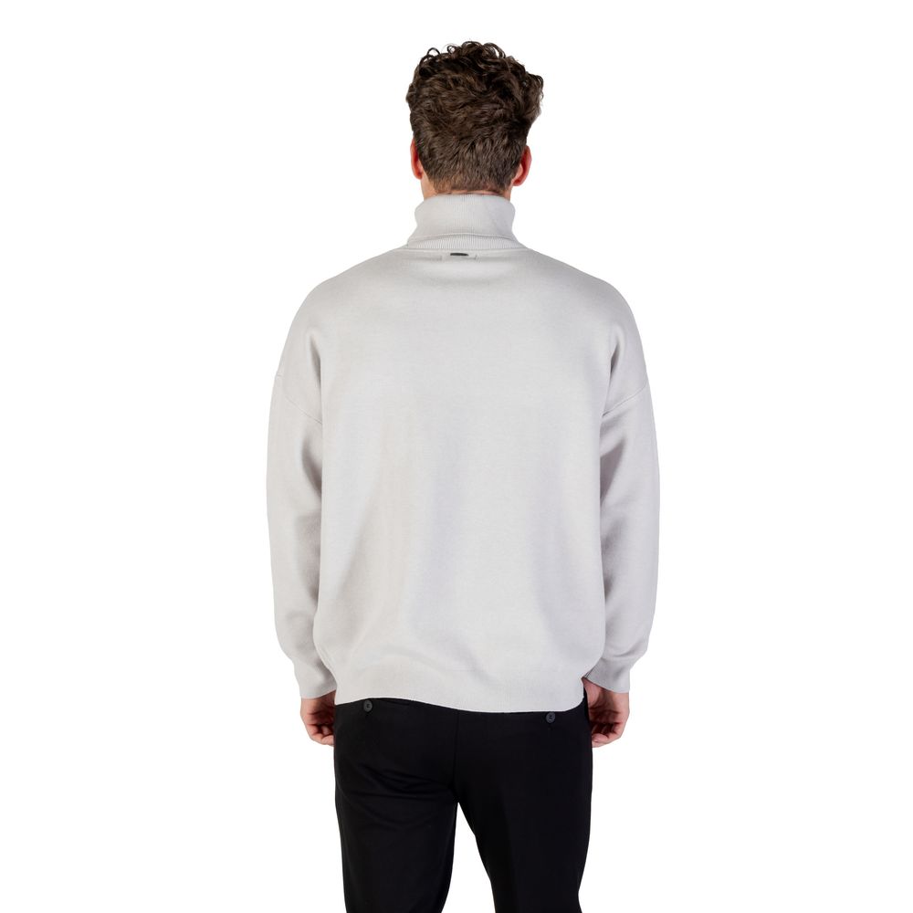 Antony Morato Gray Viscose Sweatshirt | Regal Royce