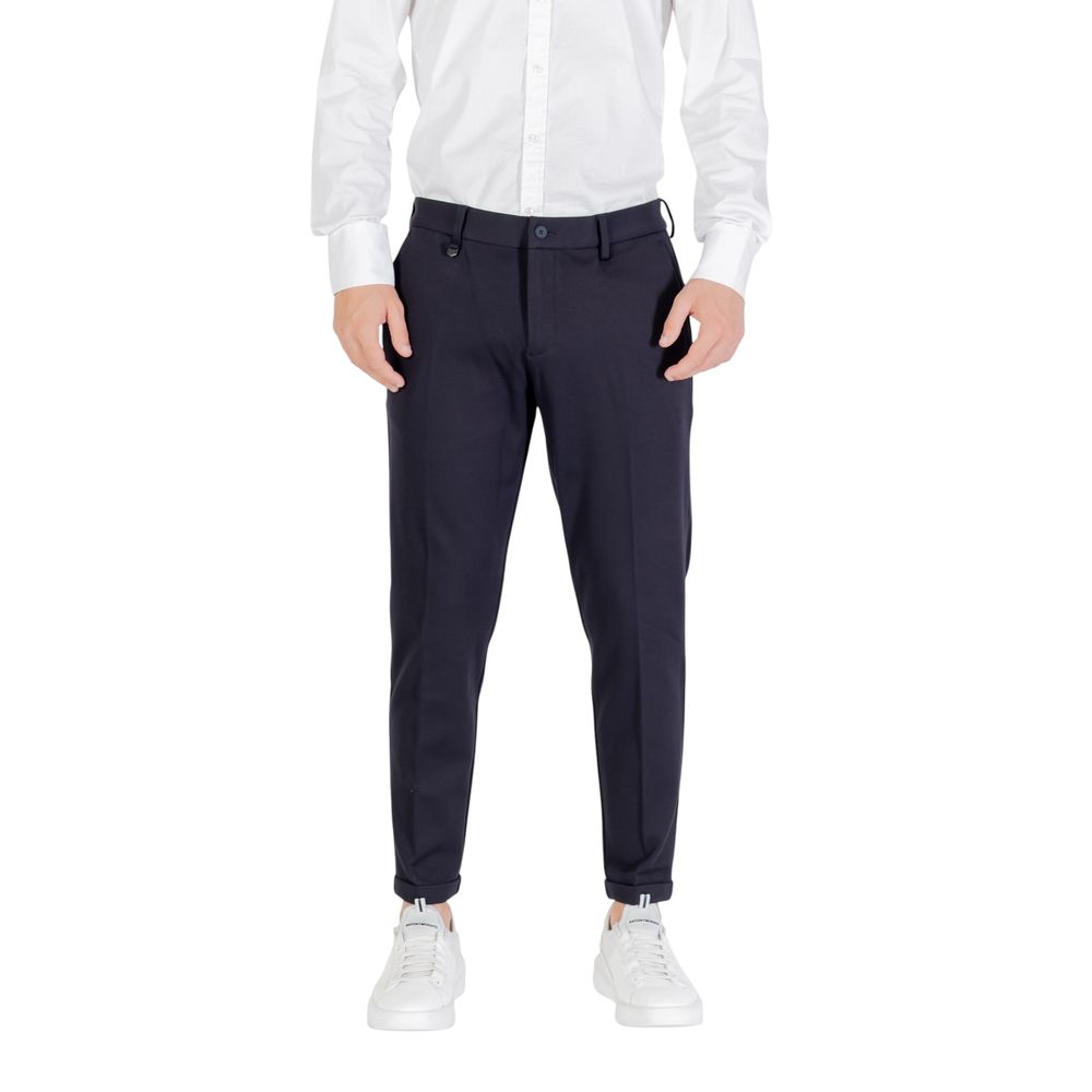 Antony Morato Blue Viscose Dress Pants | Regal Royce