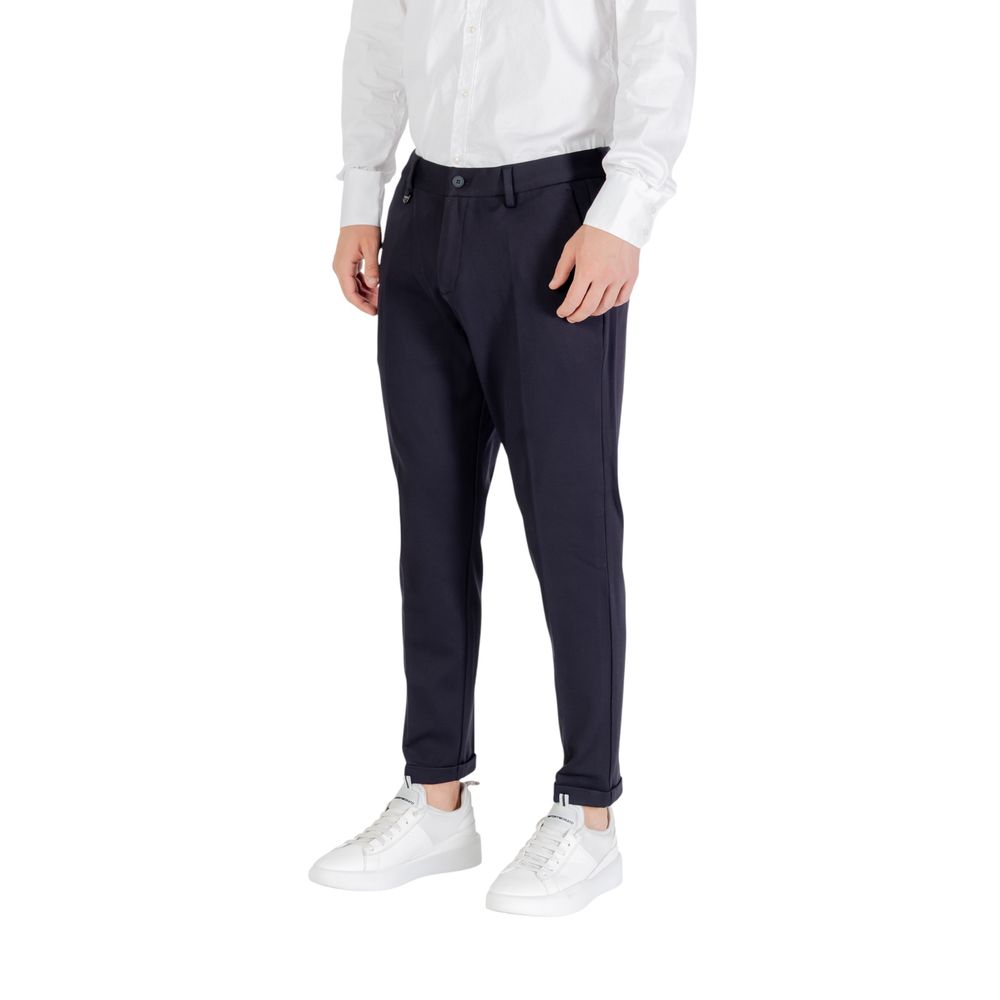 Antony Morato Blue Viscose Dress Pants | Regal Royce
