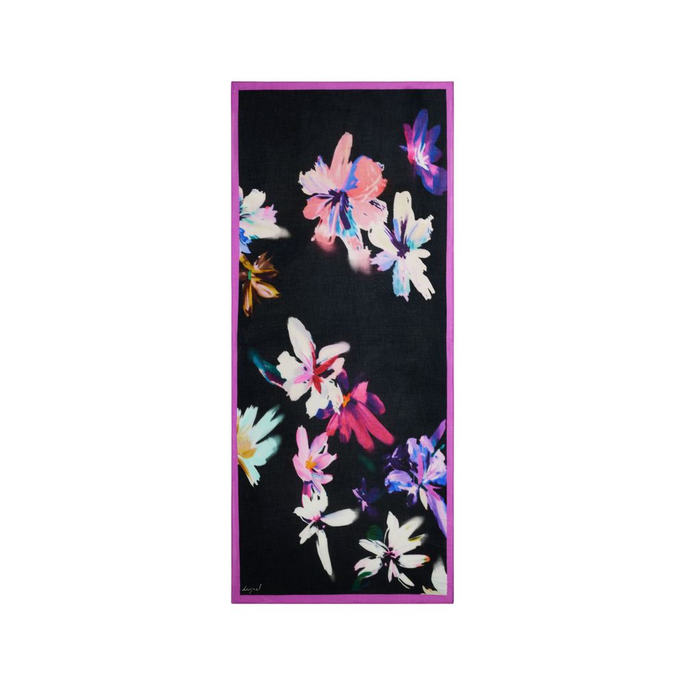 Desigual Black Viscose Foulard | Regal Royce