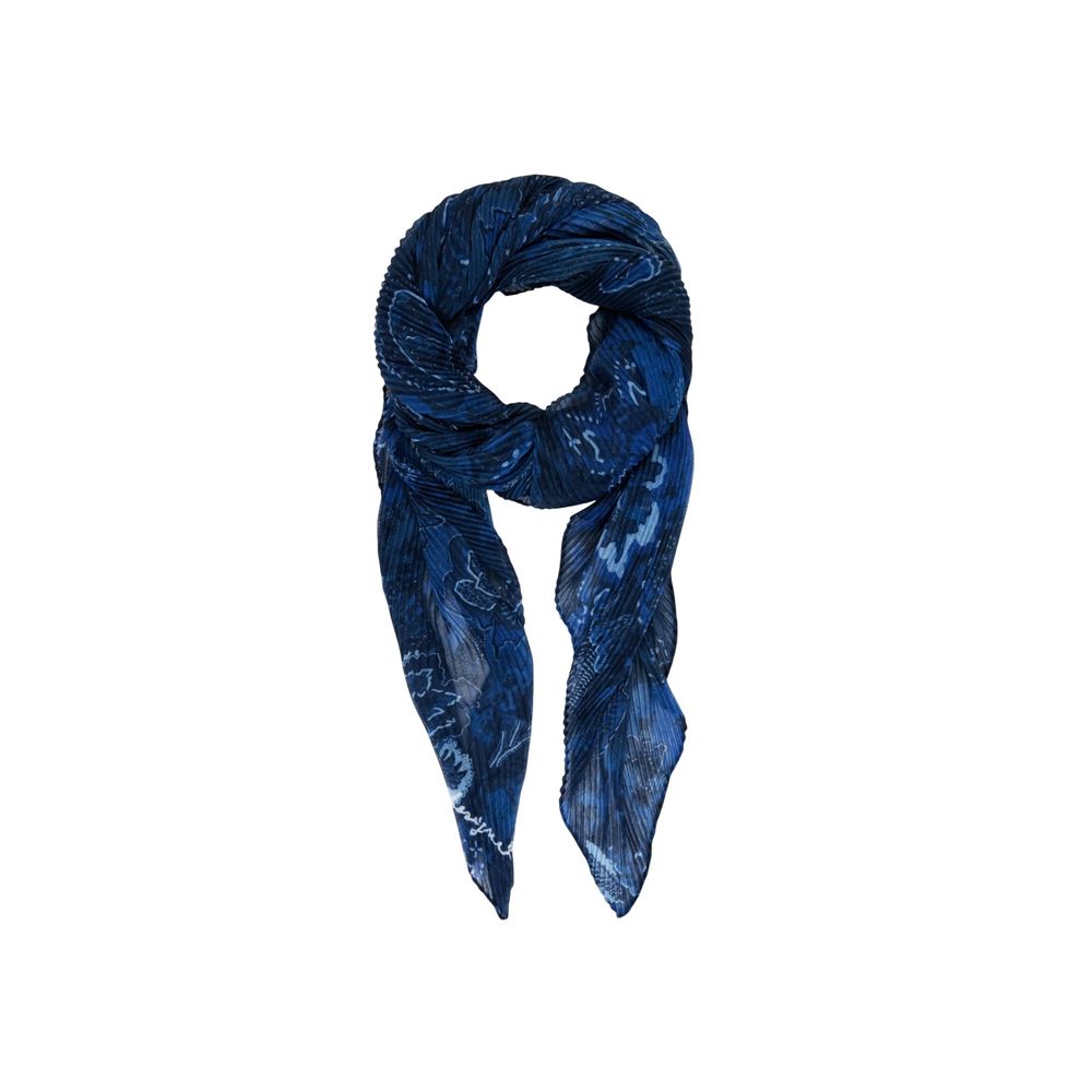 Desigual Blue Polyester Scarf | Regal Royce