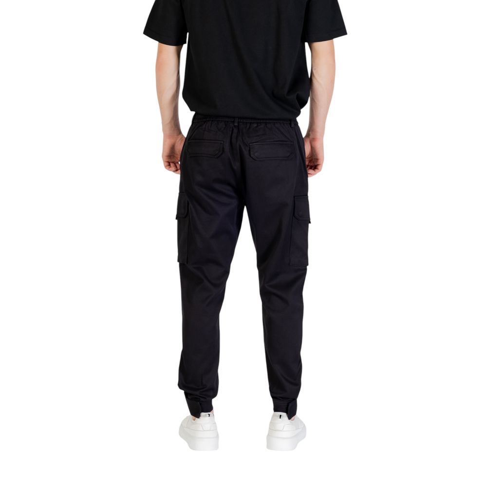 Antony Morato Black Viscose Casual Pants | Regal Royce