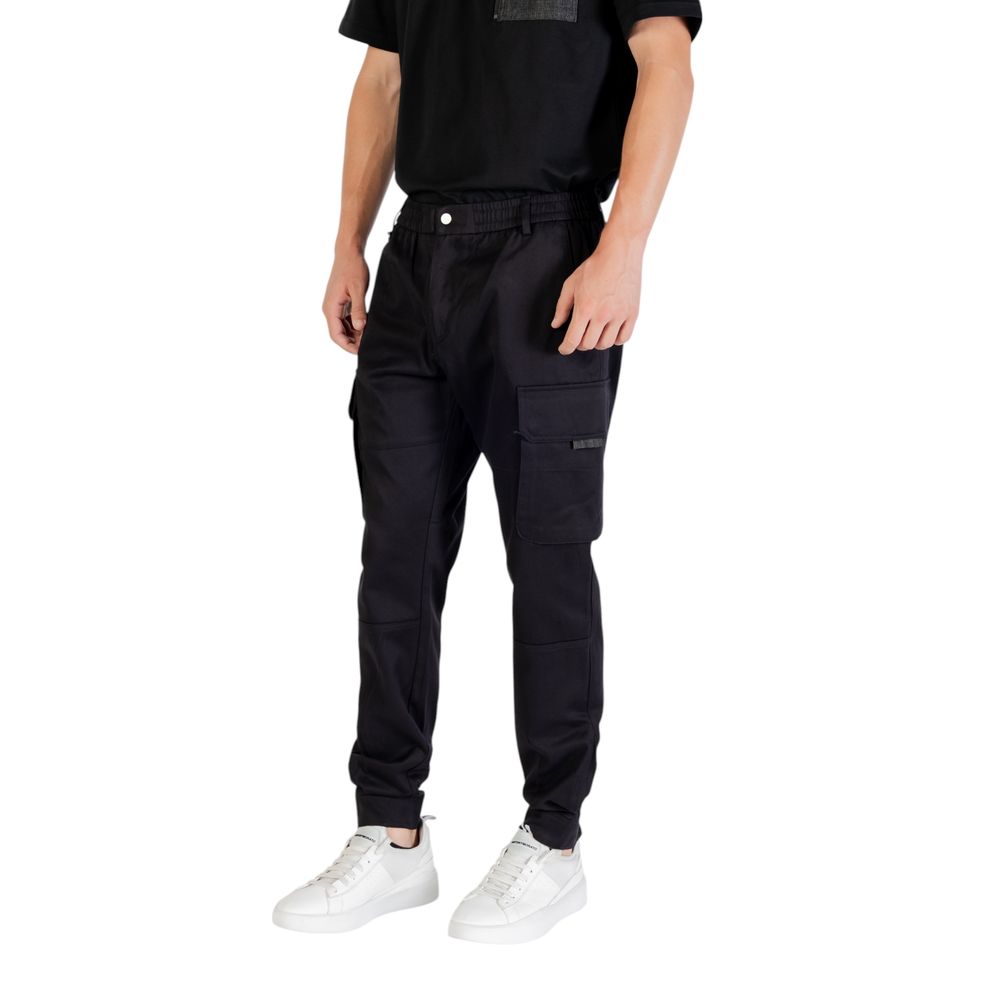 Antony Morato Black Viscose Casual Pants | Regal Royce