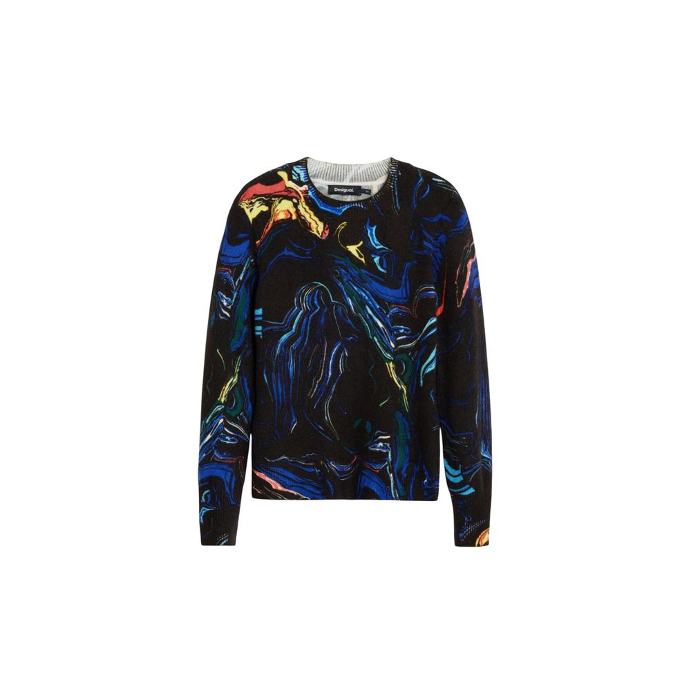 Desigual Black Marabou Sweatshirt | Regal Royce