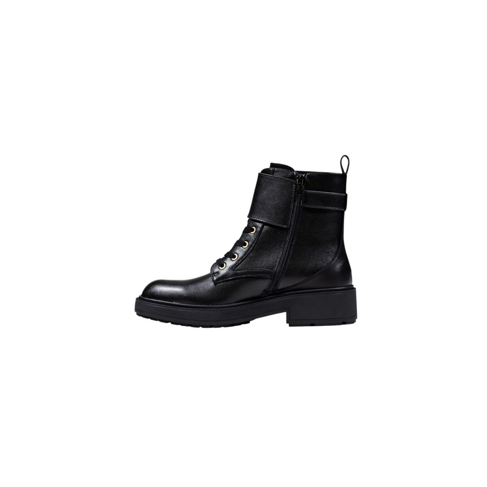 Liu Jo Black Artificial Leather Lace-Up Boots | Regal Royce