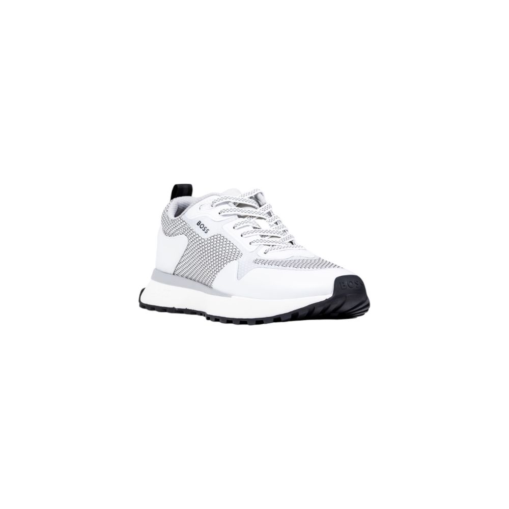 Hugo Boss White Polyester Athletic Sneakers | Regal Royce