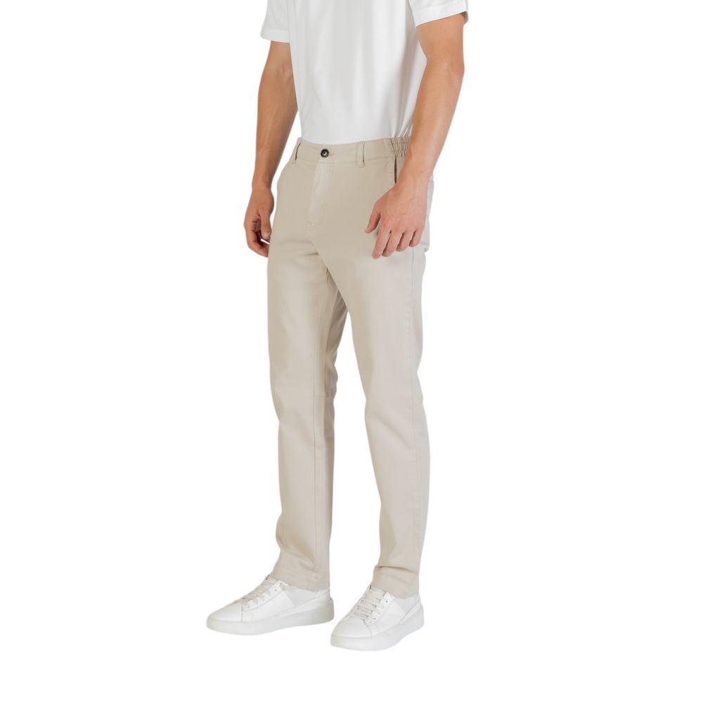 Hugo Boss Beige Polyester Casual Pants | Regal Royce