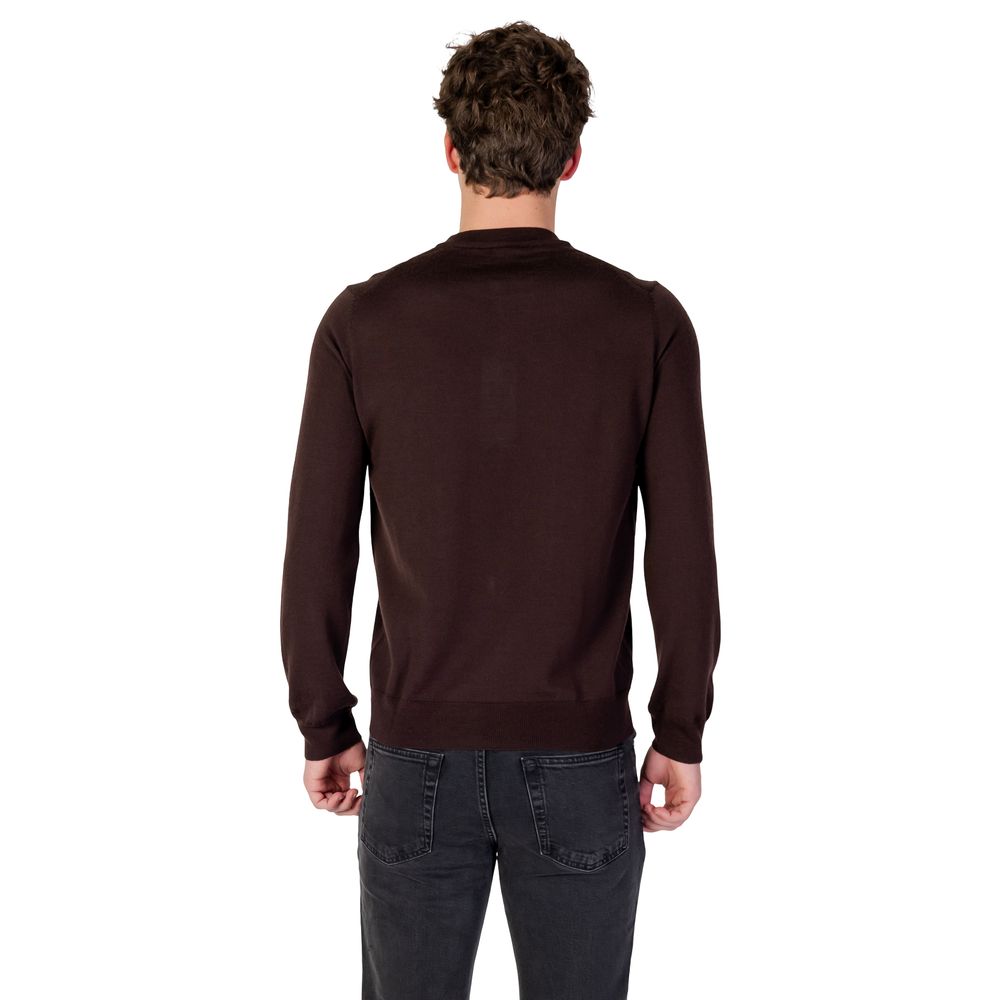 Lacoste Brown Wool Sweatshirt | Regal Royce