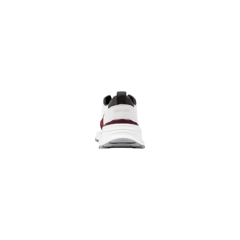 Calvin Klein Cream Suede Leather Chunky Sneakers | Regal Royce