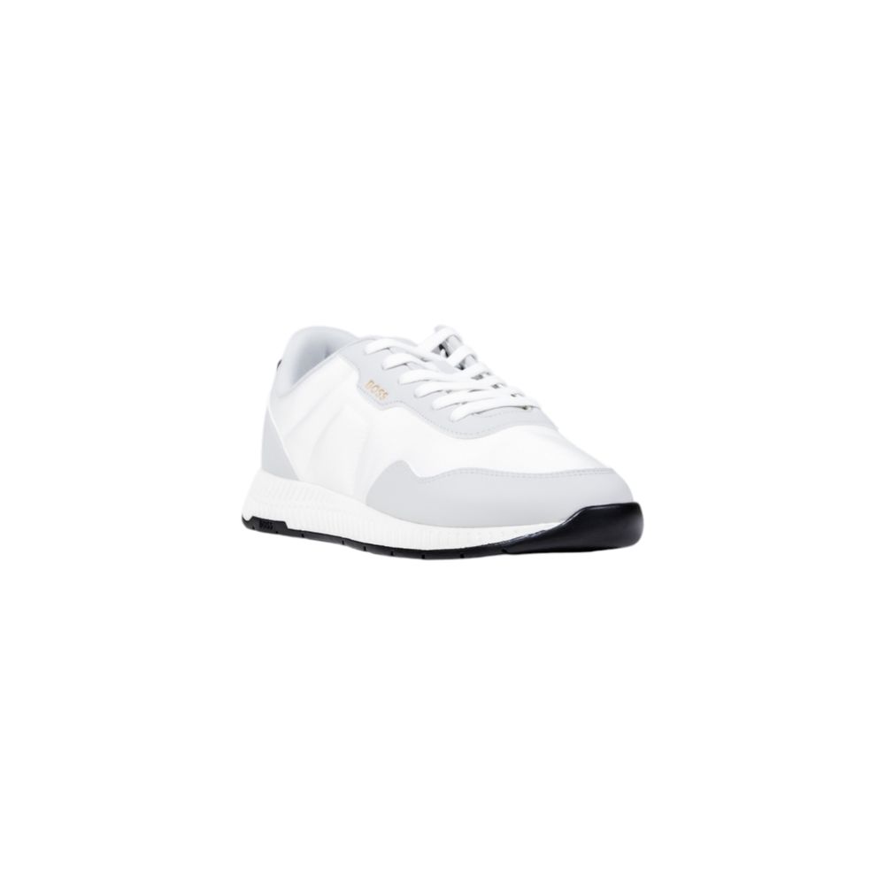 Hugo Boss White Polyester Athletic Sneakers | Regal Royce