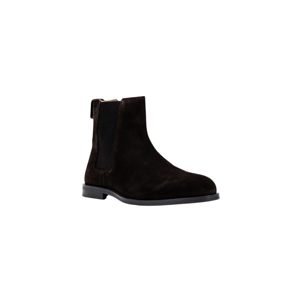 Calvin Klein Brown Suede Leather Chelsea Boots | Regal Royce
