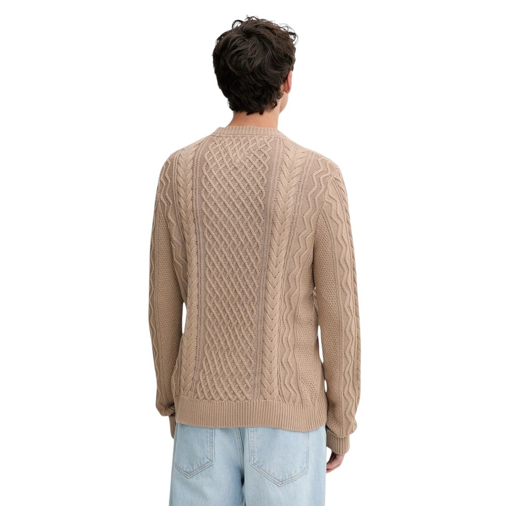 Tommy Hilfiger Jeans Beige Recycled Cotton Sweatshirt | Regal Royce