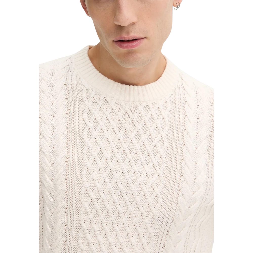 Tommy Hilfiger Jeans Cream Recycled Cotton Sweatshirt | Regal Royce