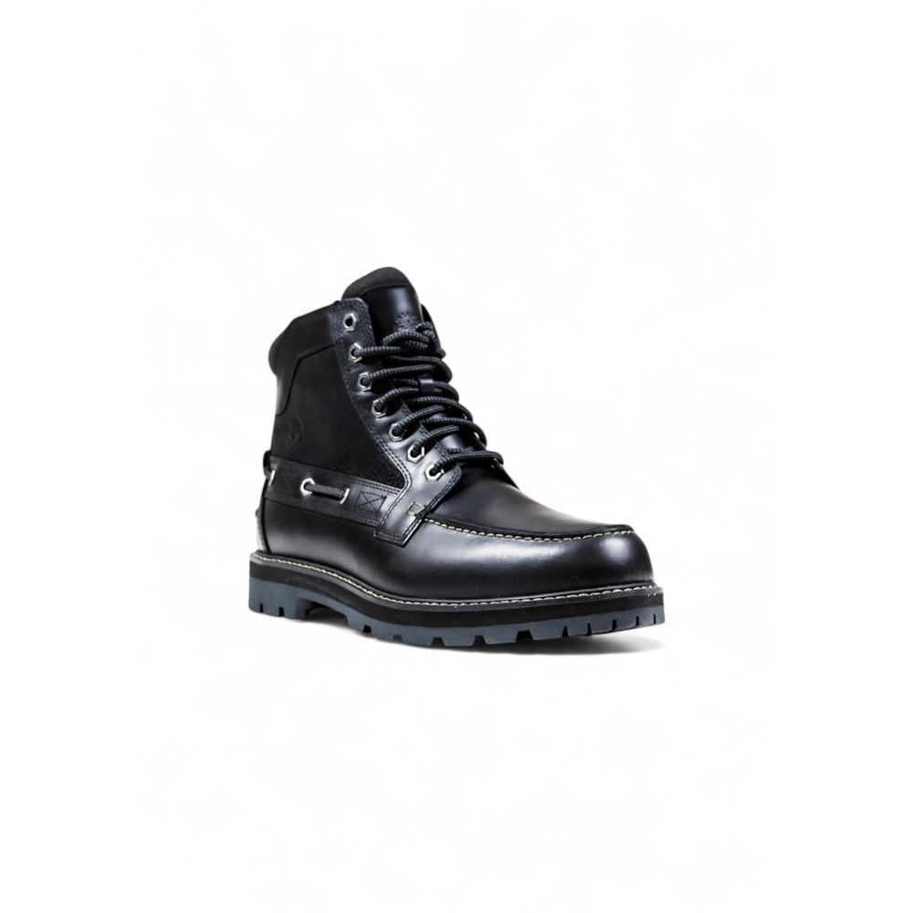 Timberland Black Leather Lace-Up Boots | Regal Royce