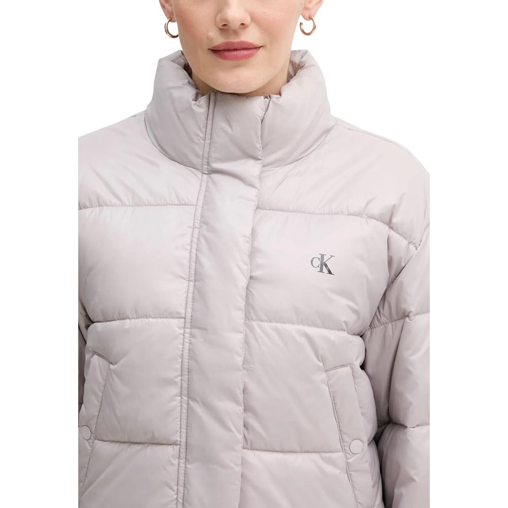 Calvin Klein Jeans Purple Polyamide Jacket | Regal Royce