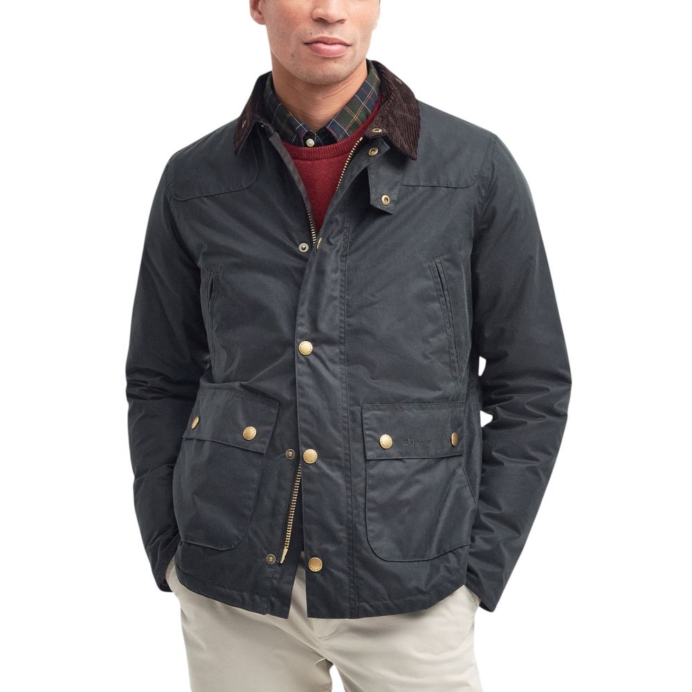 Barbour Gray Cotton Shell Jacket | Regal Royce