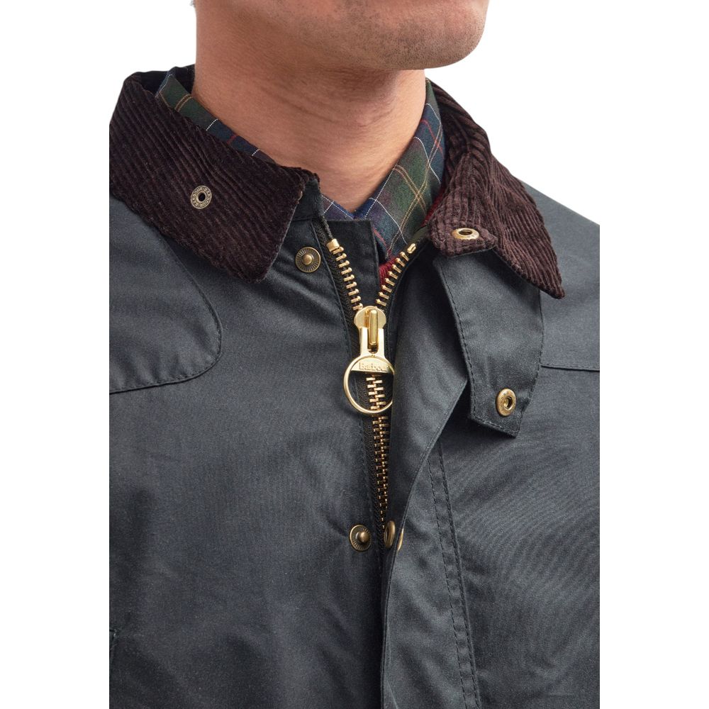 Barbour Gray Cotton Shell Jacket | Regal Royce