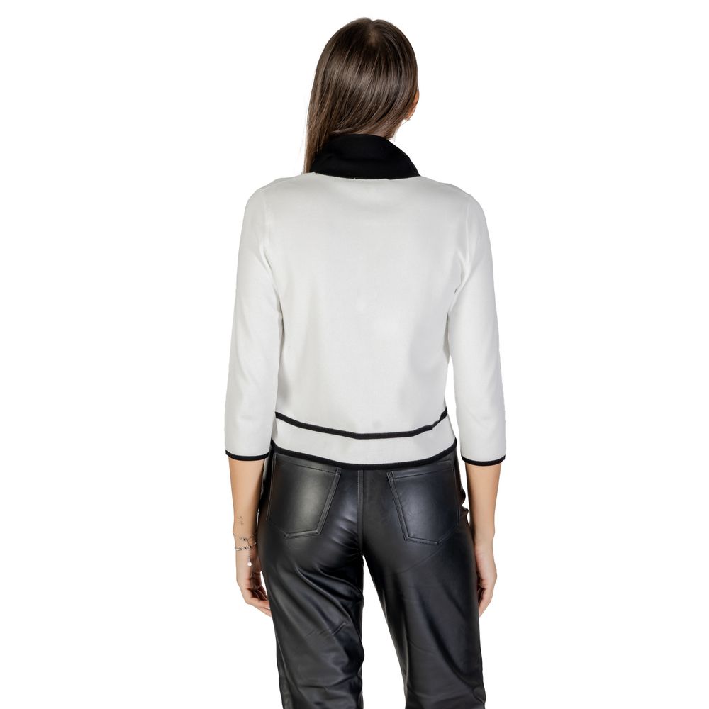 Morgan De Toi Black And White Viscose Sweatshirt | Regal Royce