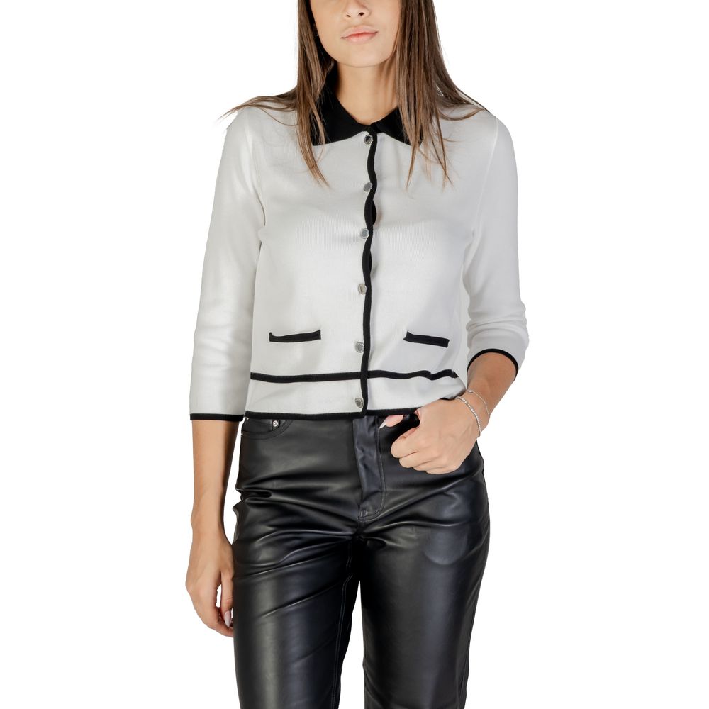 Morgan De Toi Black And White Viscose Sweatshirt | Regal Royce