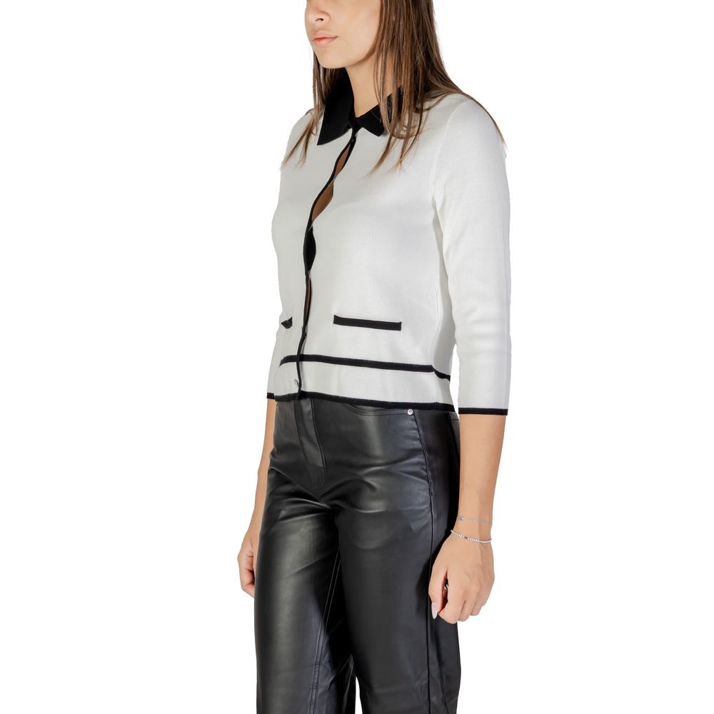 Morgan De Toi Black And White Viscose Sweatshirt | Regal Royce