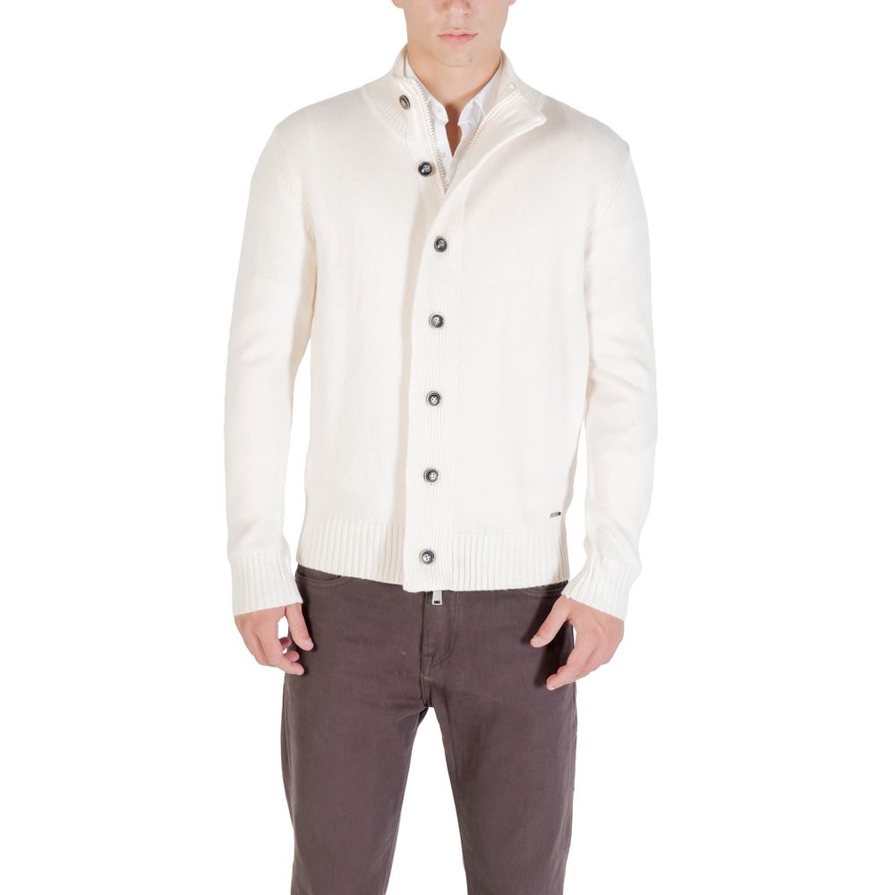 Gianni Lupo Cream Marabou Sweatshirt | Regal Royce