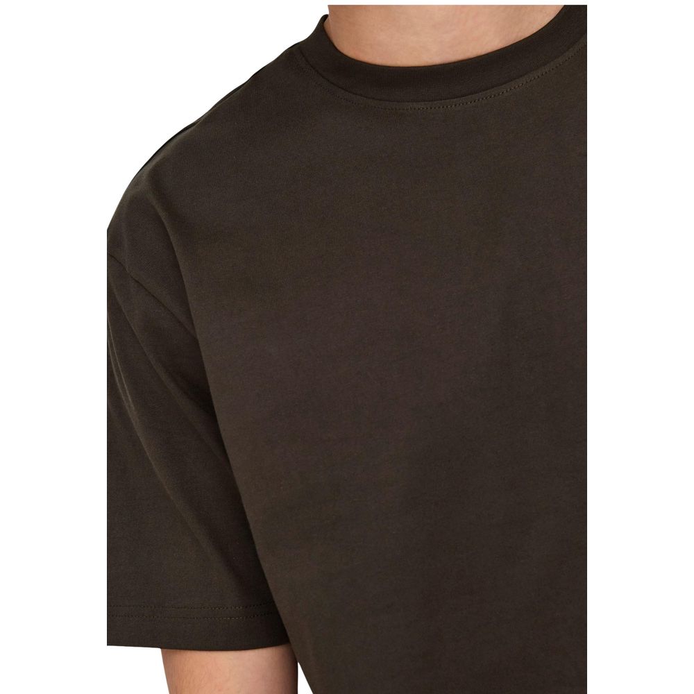 Only & Sons Brown Organic Cotton T-Shirt | Regal Royce
