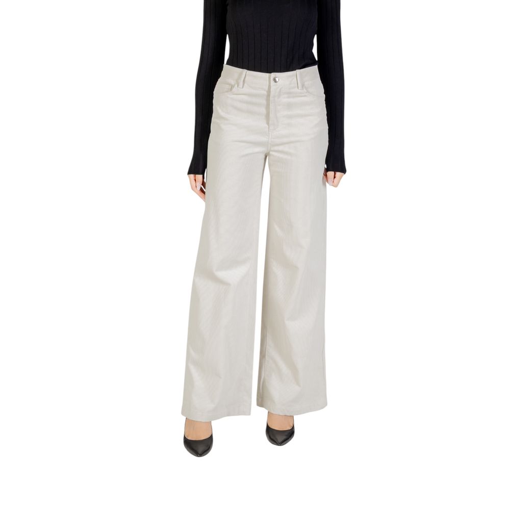 Liu Jo Beige Cotton Casual Pants | Regal Royce