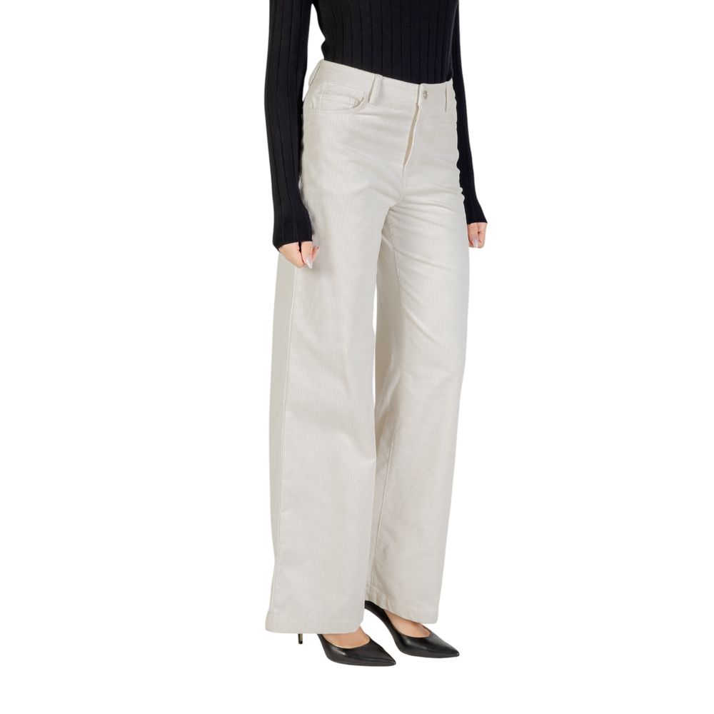 Liu Jo Beige Cotton Casual Pants | Regal Royce