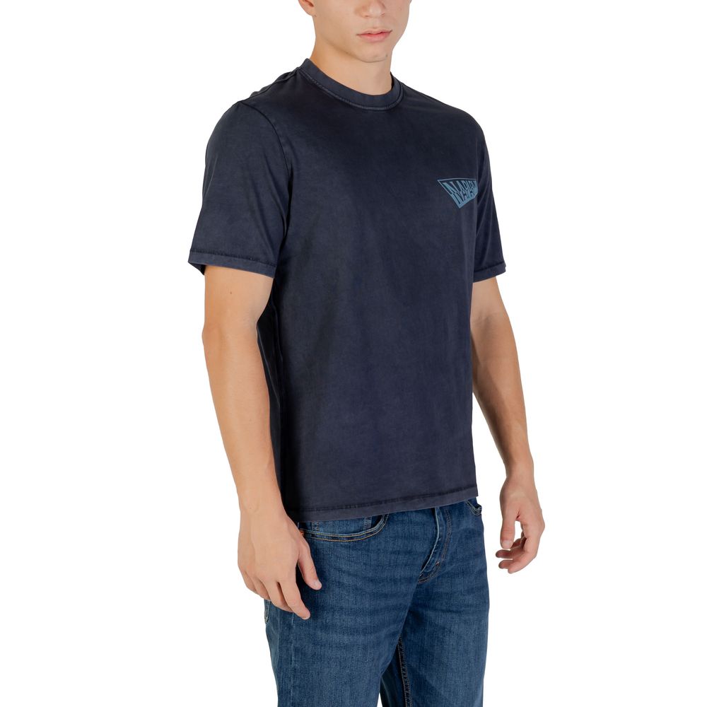 Napapijri Blue Cotton T-Shirt | Regal Royce