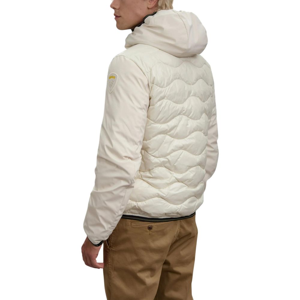 Blauer White Polyamide Shell Jacket | Regal Royce