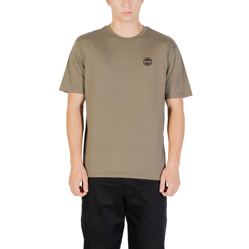 Napapijri Bicolor Cotton T-Shirt | Regal Royce