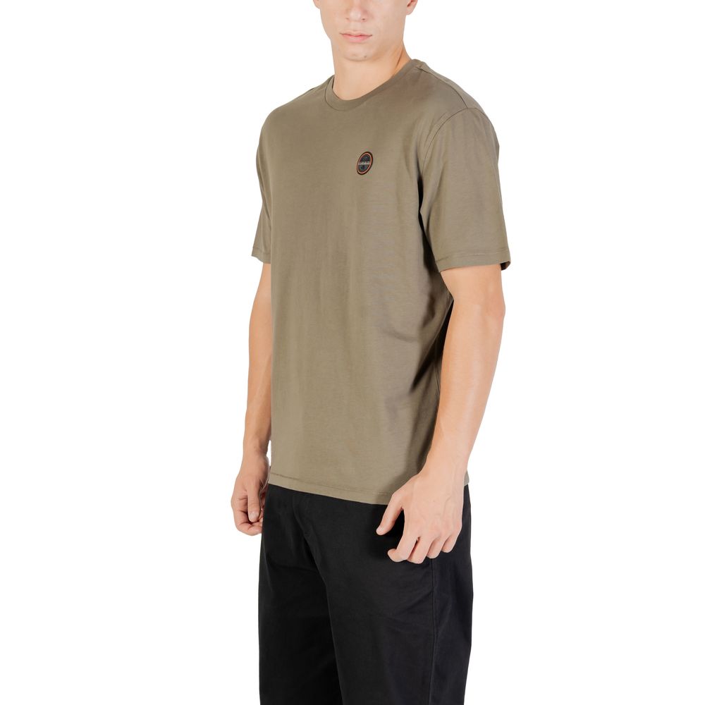 Napapijri Bicolor Cotton T-Shirt | Regal Royce