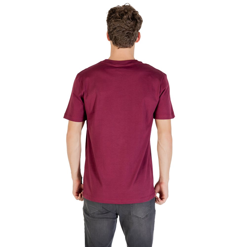 Icon Bordeaux Cotton T-Shirt | Regal Royce
