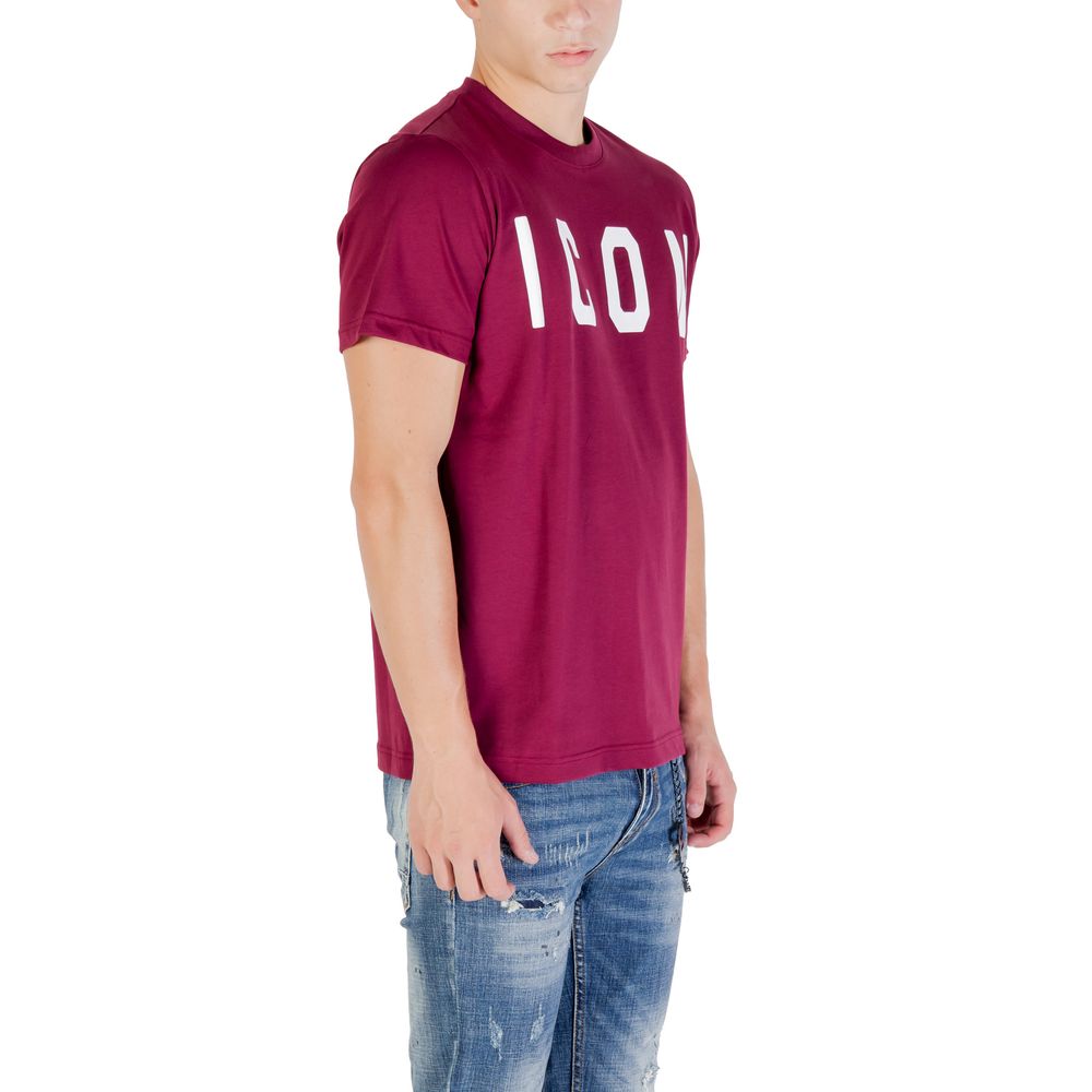 Icon Bordeaux Cotton T-Shirt | Regal Royce